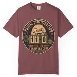 11-0 Survivors Club t-shirt in Grape, thumbnail 7