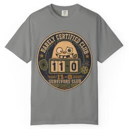 11-0 Survivors Club t-shirt in Grape, thumbnail 6