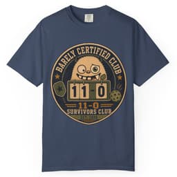 11-0 Survivors Club t-shirt in Grape, thumbnail 3