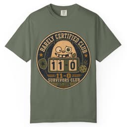 11-0 Survivors Club t-shirt in Grape, thumbnail 5