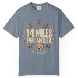 14 Miles Per Antler t-shirt in Yam, thumbnail 9