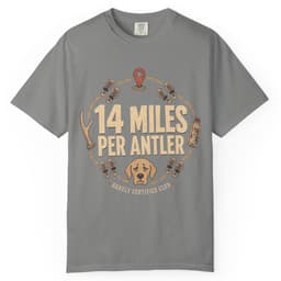 14 Miles Per Antler t-shirt in Yam, thumbnail 8