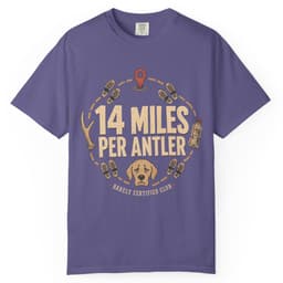 14 Miles Per Antler t-shirt in Yam, thumbnail 7