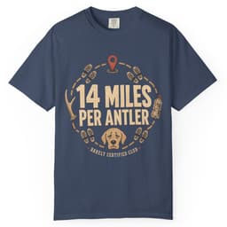 14 Miles Per Antler t-shirt in Yam, thumbnail 4