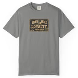 19th Hole Loyalty Program t-shirt in Pepper, thumbnail 6
