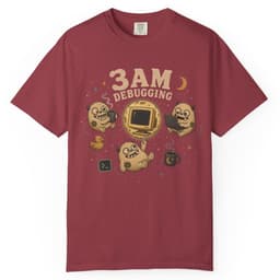 3AM Debugging t-shirt in Black, thumbnail 6
