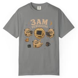 3AM Debugging t-shirt in Black, thumbnail 8