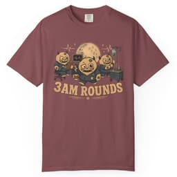 Three AM Rounds t-shirt in Granite, thumbnail 9