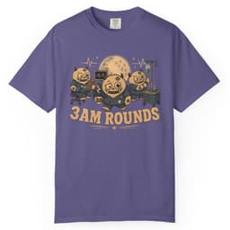 Three AM Rounds t-shirt in Granite, thumbnail 7