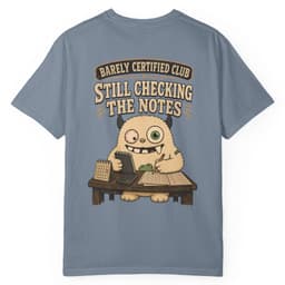 Accounting Division Notes t-shirt in Brick, thumbnail 17