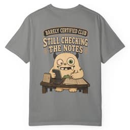 Accounting Division Notes t-shirt in Brick, thumbnail 15