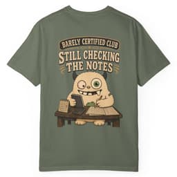Accounting Division Notes t-shirt in Brick, thumbnail 11
