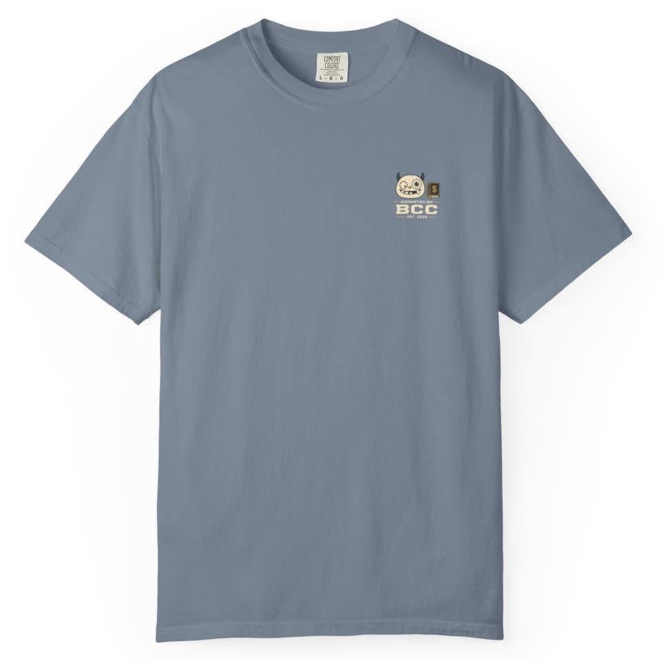 Accounting Division Notes t-shirt in Brick, photo 18