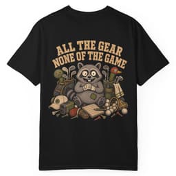 All Gear No Game t-shirt in Granite, thumbnail 3