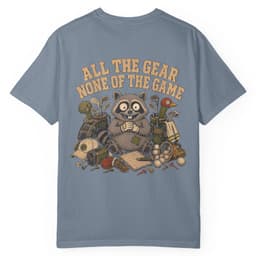 All Gear No Game t-shirt in Granite, thumbnail 13