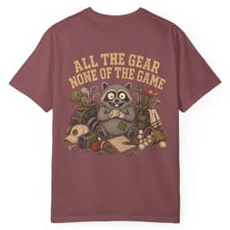 All Gear No Game t-shirt in Granite, thumbnail 15