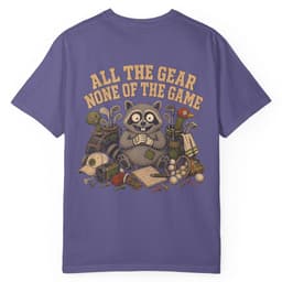 All Gear No Game t-shirt in Granite, thumbnail 11