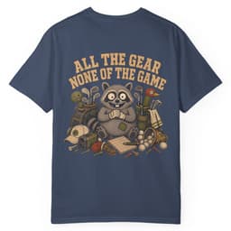 All Gear No Game t-shirt in Granite, thumbnail 5