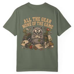All Gear No Game t-shirt in Granite, thumbnail 9