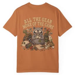 All Gear No Game t-shirt in Granite, thumbnail 17