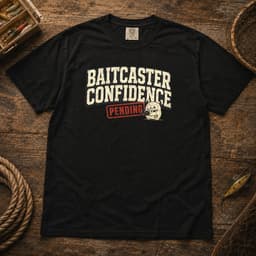 Baitcaster Confidence Pending t-shirt in Black, thumbnail 1