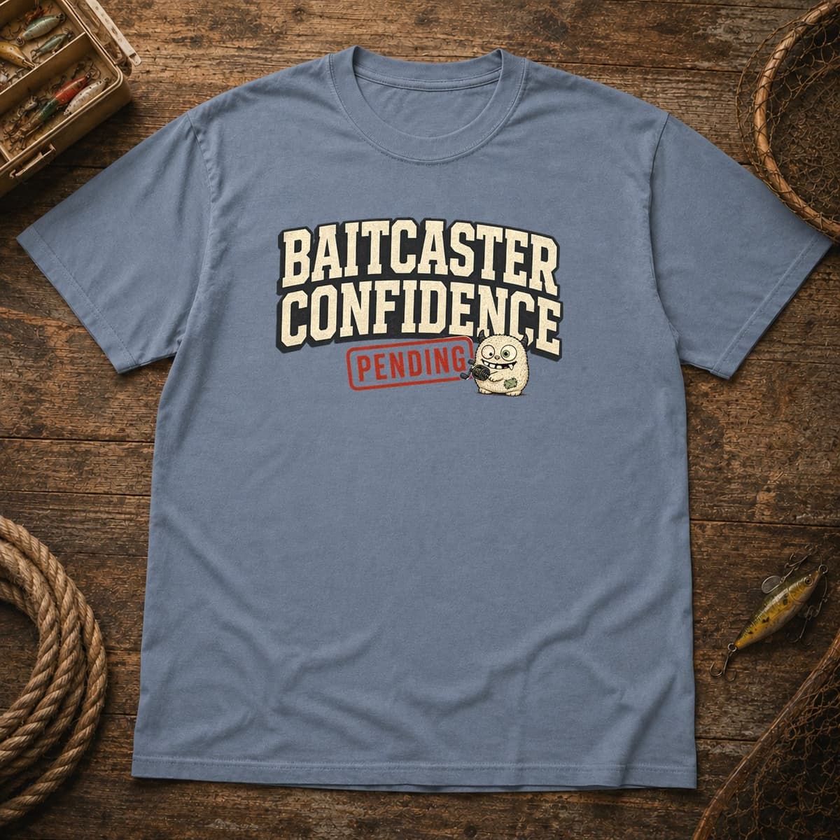 Baitcaster Confidence Pending t-shirt in Black, photo 8