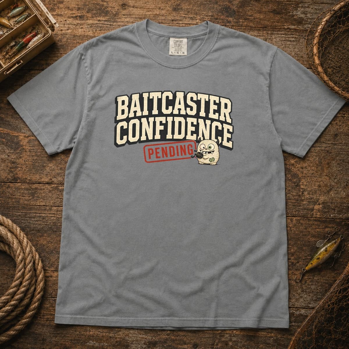 Baitcaster Confidence Pending t-shirt in Black, photo 7