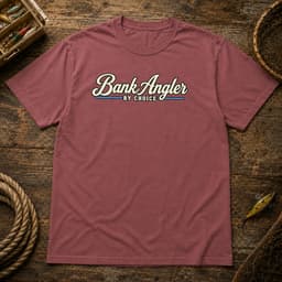 Bank Angler by Choice t-shirt in Pepper, thumbnail 8