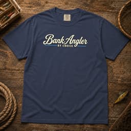 Bank Angler by Choice t-shirt in Pepper, thumbnail 3
