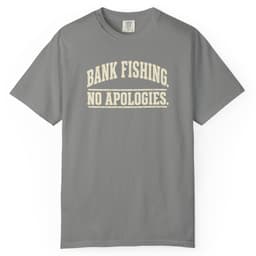 Bank Fishing. No Apologies. t-shirt in Moss, thumbnail 8