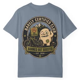 Banned But Boosted t-shirt in Moss, thumbnail 17