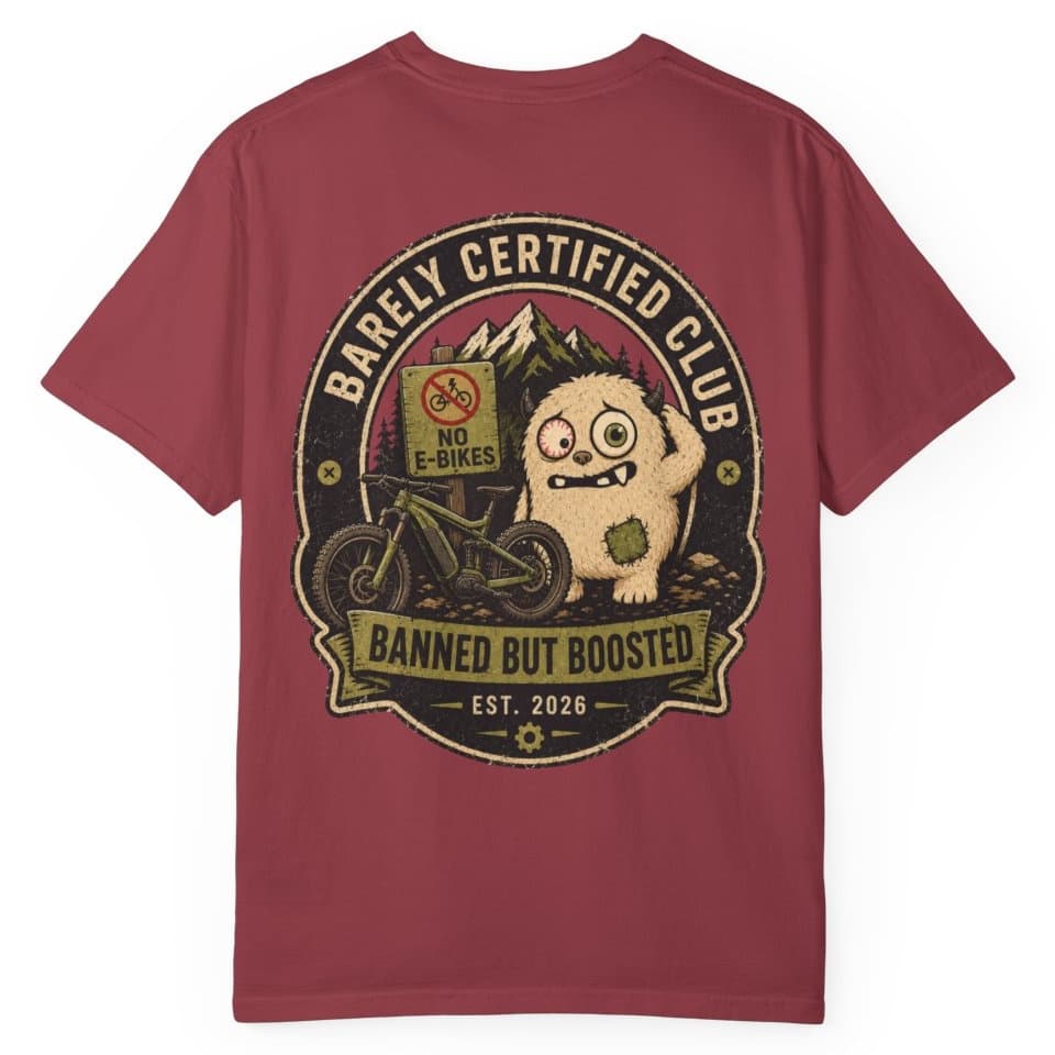 Banned But Boosted t-shirt in Moss, photo 11