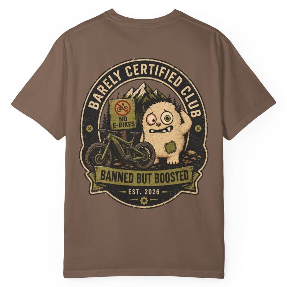Banned But Boosted t-shirt in Moss, photo 7