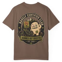 Banned But Boosted t-shirt in Moss, thumbnail 7