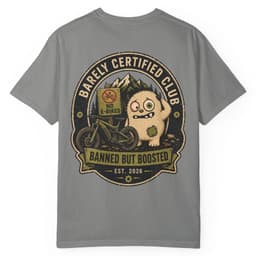 Banned But Boosted t-shirt in Moss, thumbnail 15