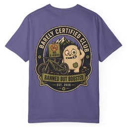 Banned But Boosted t-shirt in Moss, thumbnail 13