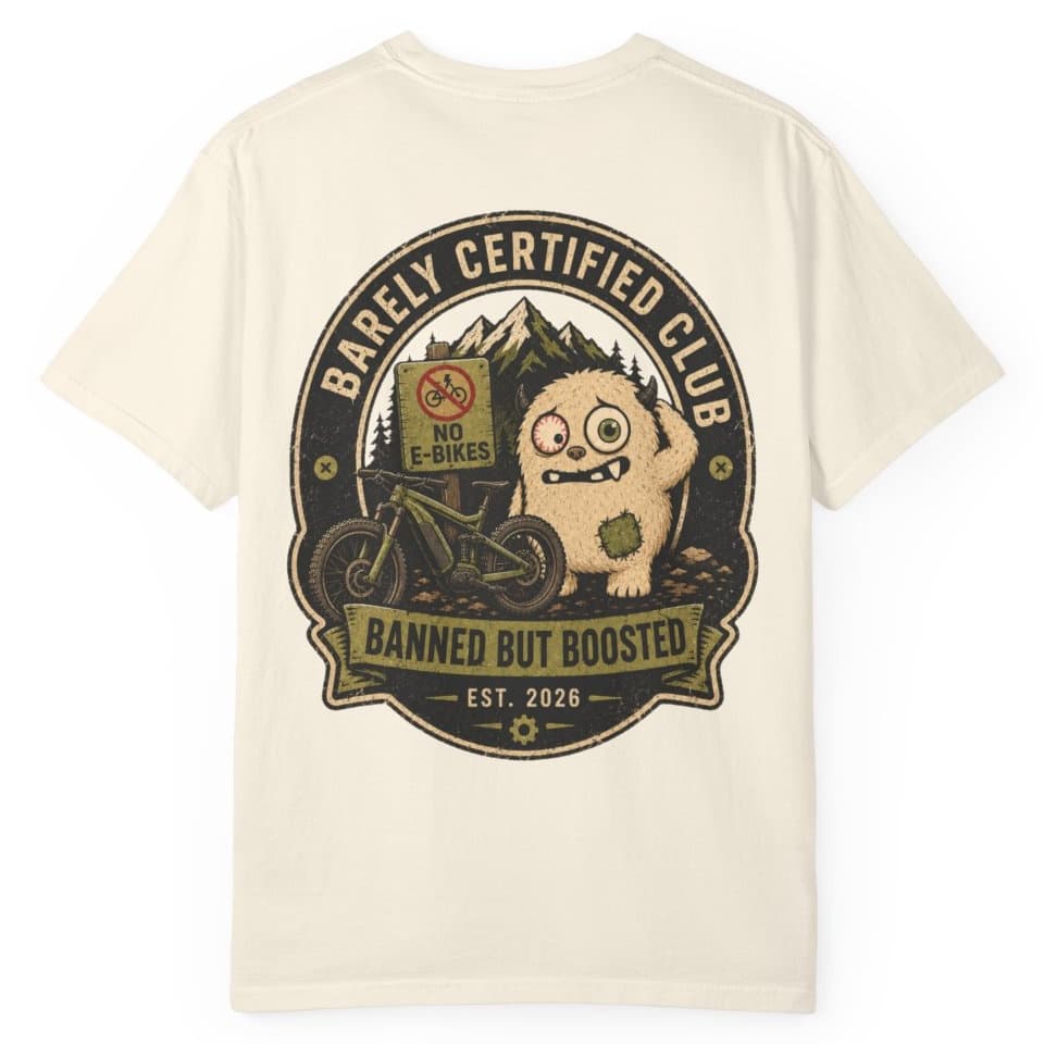 Banned But Boosted t-shirt in Moss, photo 19
