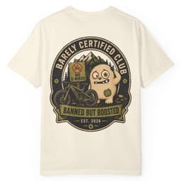 Banned But Boosted t-shirt in Moss, thumbnail 19