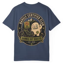 Banned But Boosted t-shirt in Moss, thumbnail 5