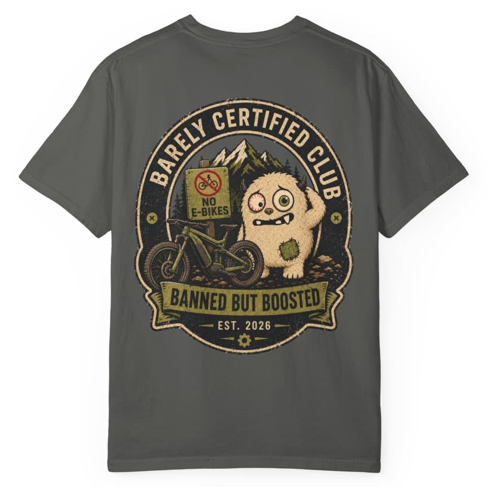 Banned But Boosted t-shirt in Moss, photo 9