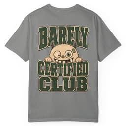 Mascot Varsity Mark t-shirt in Granite, thumbnail 1