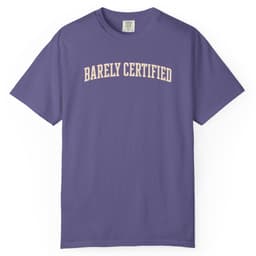 Barely Certified Mark t-shirt in Moss, thumbnail 6