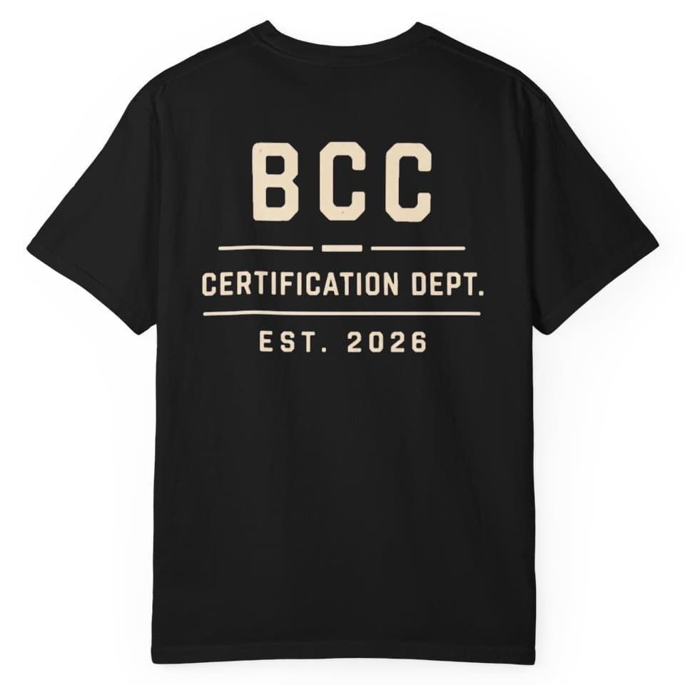 Certification Dept t-shirt in Pepper, photo 3