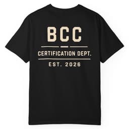 Certification Dept t-shirt in Pepper, thumbnail 3