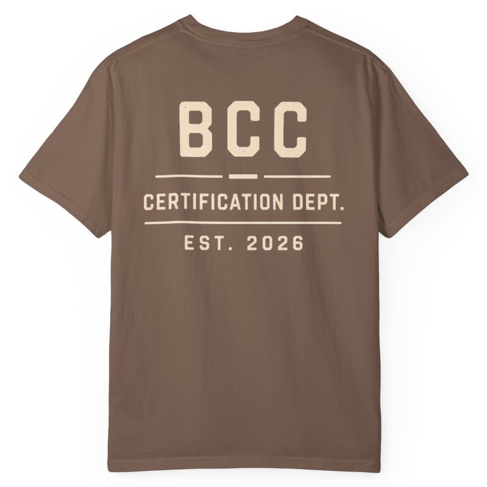 Certification Dept t-shirt in Pepper, photo 7