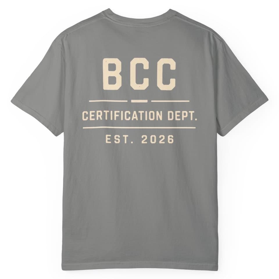 Certification Dept t-shirt in Pepper, photo 13