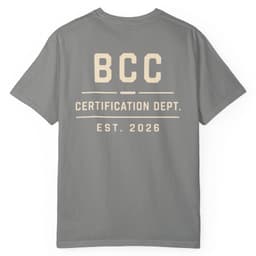 Certification Dept t-shirt in Pepper, thumbnail 13