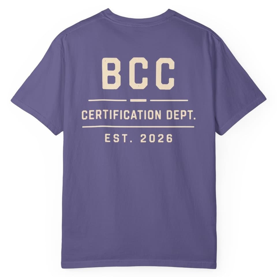 Certification Dept t-shirt in Pepper, photo 11