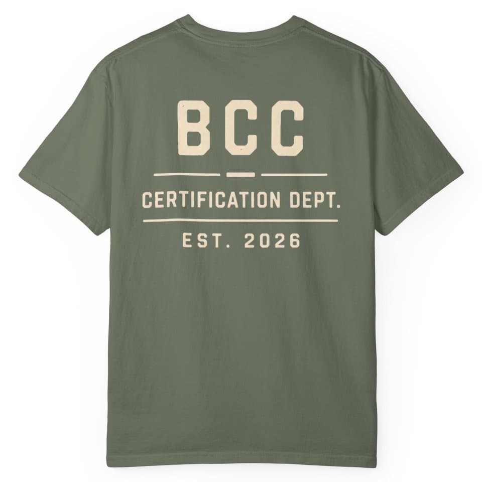 Certification Dept t-shirt in Pepper, photo 9