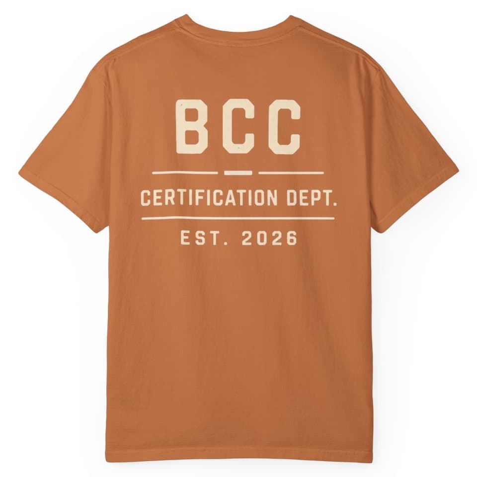 Certification Dept t-shirt in Pepper, photo 19